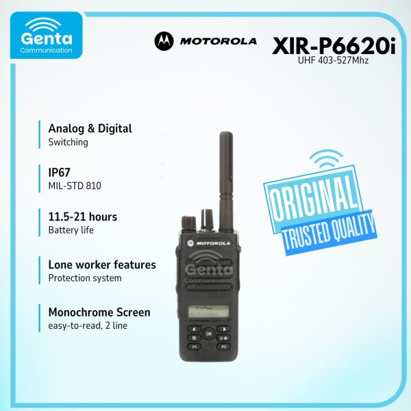 Motorola XIR-P6620i VHF UHF - Image 3