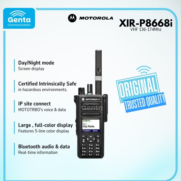 Motorola XIR-P8668i VHF UHF