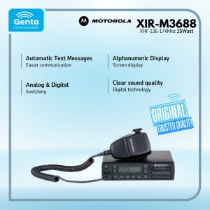 Motorola XIR-M3688 VHF 136-174MHz 25W