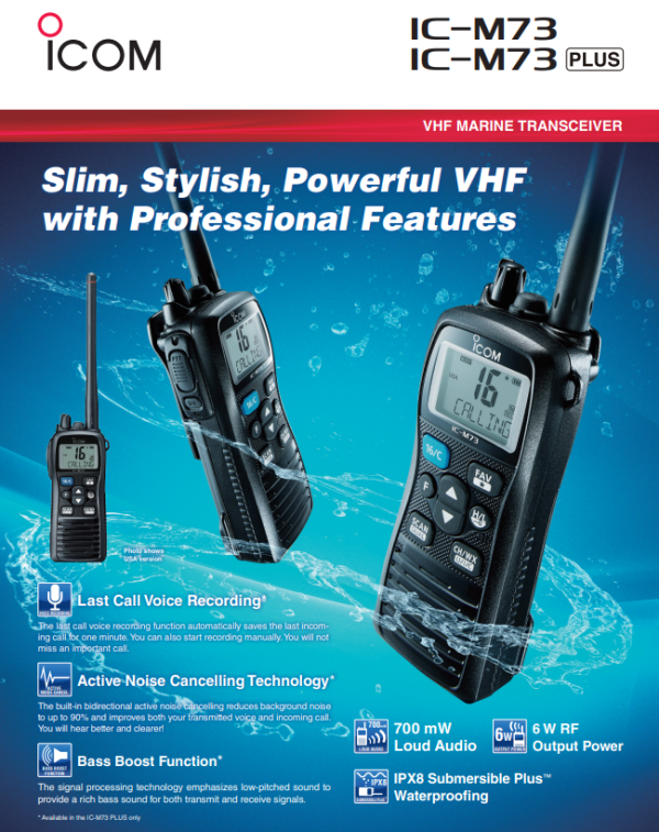 ICOM IC-M73 Plus - Image 3